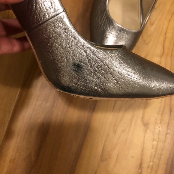 Silver metallic Coach heels - Picture 4 of 9